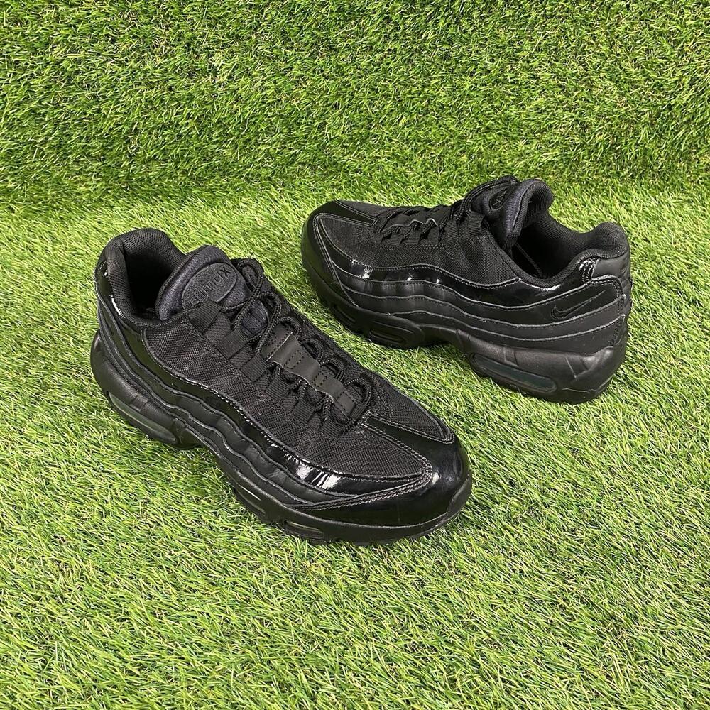 Nike Air Max 95 Women's Size 8.5 Black Suede Mesh Athletic Sneakers Shoes